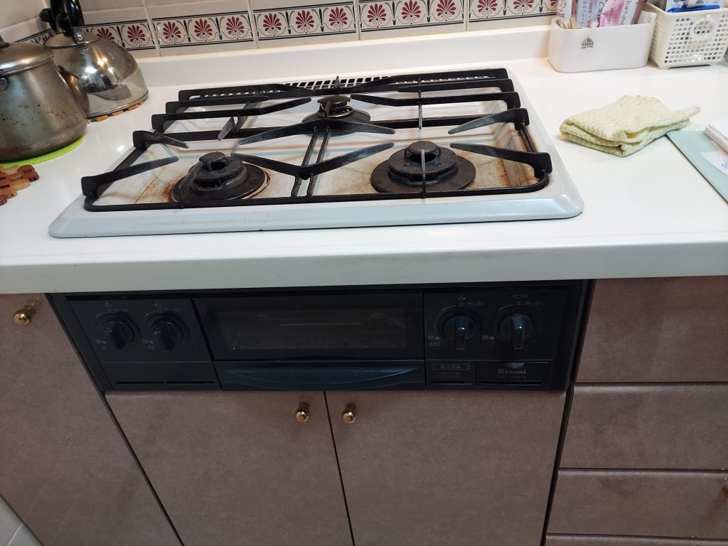 市川市Ｗ様　ビルトインコンロ・レンジフード交換工事