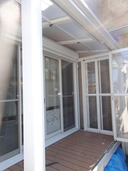 市川市S様　サンルーム工事