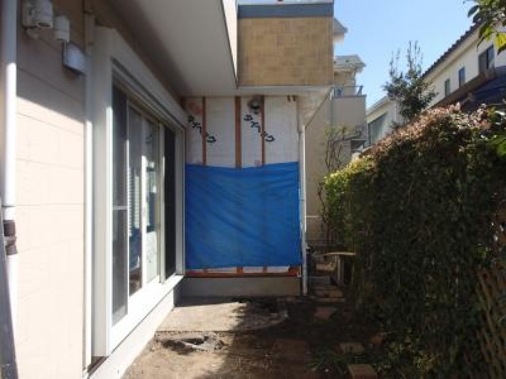 市川市S様　サンルーム工事