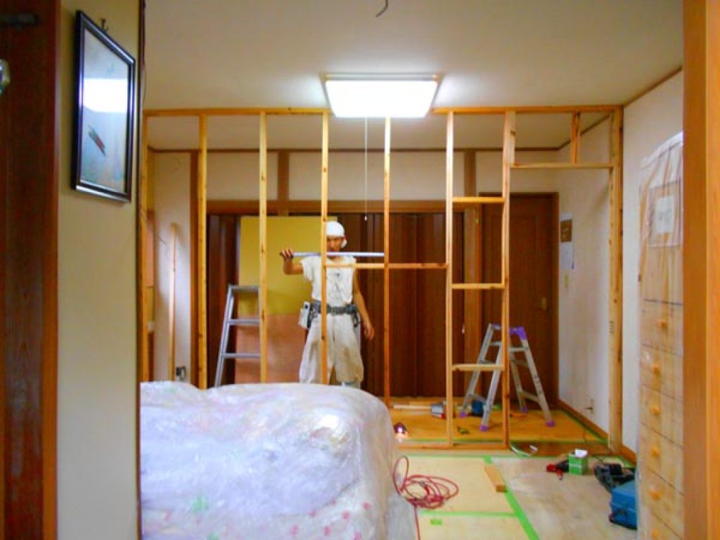 市川市T様 パーテーション工事