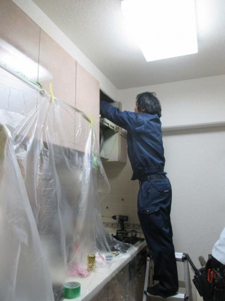 市川市Ｆ様　キッチン工事