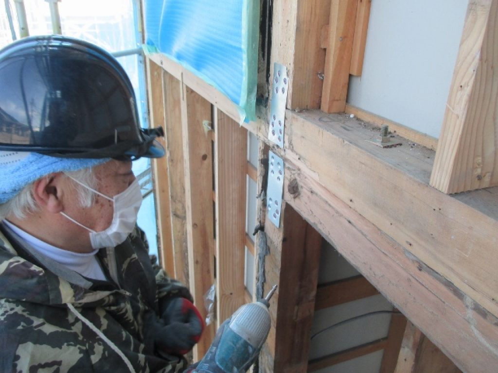 市川市O様　内装・外壁工事　耐震工事