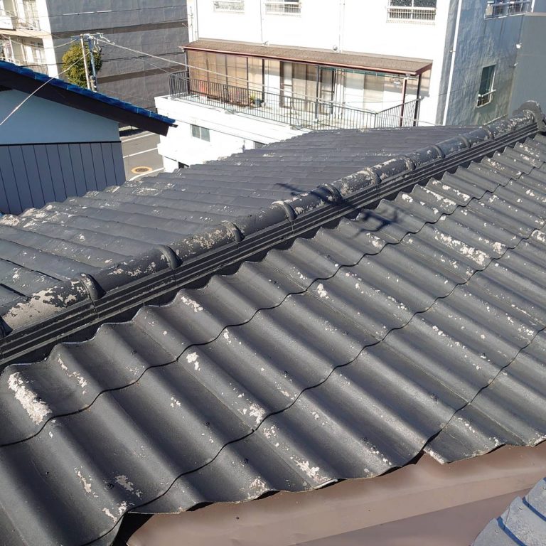 市川市N様 屋根瓦部分解体、瓦棒葺き替え工事