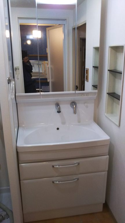 洗面台・お風呂工事 市川市鬼高