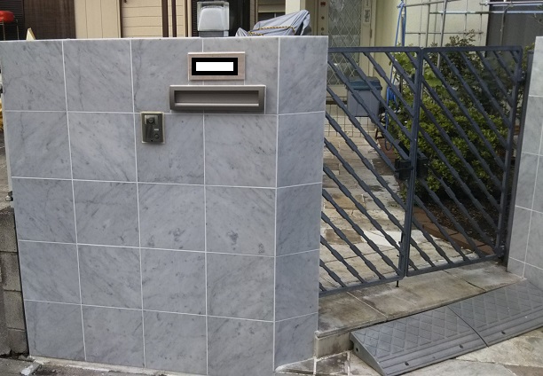 門塀リフォーム工事　市川市Ｏ様