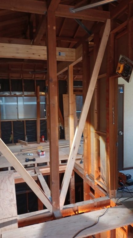 市川市Ｓ様　アパートリノベーション（耐震）工事