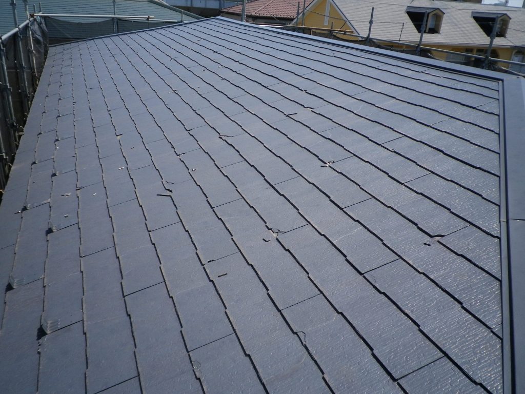 市川市Y様 屋根ガルバリウム鋼板葺き替え工事