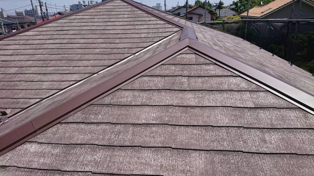 市川市I様 屋根棟交換 外壁・屋根塗装 エアコン設置4台 電気工事