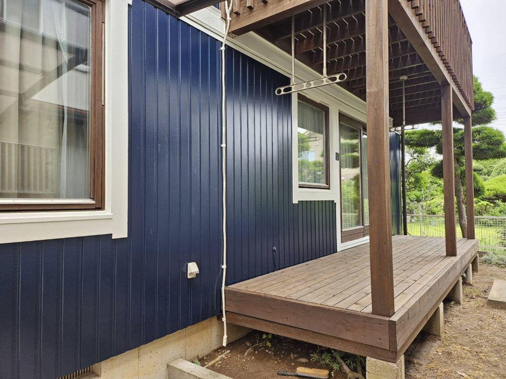 市川市I様 屋根棟交換 外壁・屋根塗装 エアコン設置4台 電気工事