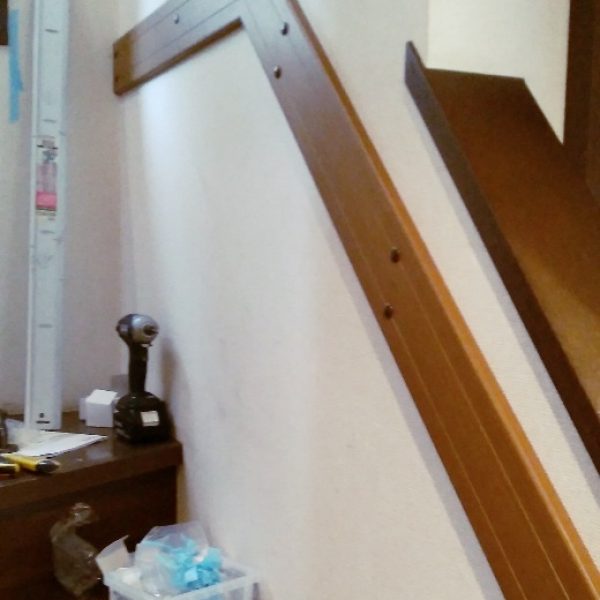 手すり取付工事　市川市中山